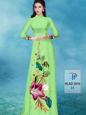 Vải Áo Dài Hoa In 3D AD HLAD2976 43